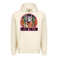 Tofu neon moon Premium Hoodie - MaliasSmallBusiness