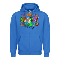 True Royal one spooky teacher Zipper Hoodie - Zillion Design Studio