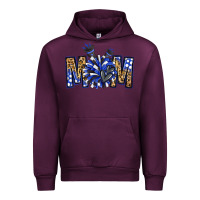 Mauve Wine cheer mom Urban Hoodie - NancyCooperArtShop