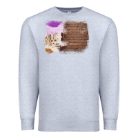 Heather Grey Wood Cowhide Pattern Premium Sweatshirt - Bettercallsaul