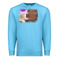 Ocean Blue Wood Cowhide Pattern Premium Sweatshirt - Bettercallsaul