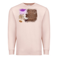 Pale Pink Wood Cowhide Pattern Premium Sweatshirt - Bettercallsaul