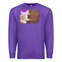 Purple Wood Cowhide Pattern Premium Sweatshirt - Bettercallsaul