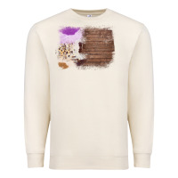 Sandshell Wood Cowhide Pattern Premium Sweatshirt - Bettercallsaul