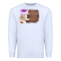 White Wood Cowhide Pattern Premium Sweatshirt - Bettercallsaul