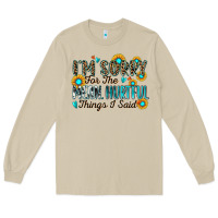 Mushroom i'm sorry for the mean hurtful things i said Long Sleeve Tee - Zillion Design Studio