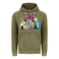 Vintage Olive easter gnome with eggs Vintage Hoodie - AdoDesignShop