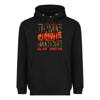 Black true crime junkie all day every day Heavyweight Hoodie - JahusDesignShop