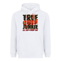 White true crime junkie all day every day Heavyweight Hoodie - JahusDesignShop