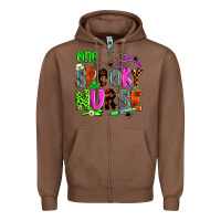 Chestnut one spooky nurse Zipper Hoodie - Zillion Design Studio