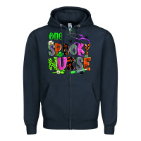 Navy one spooky nurse Zipper Hoodie - Zillion Design Studio