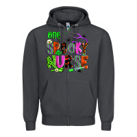 Smoke one spooky nurse Zipper Hoodie - Zillion Design Studio