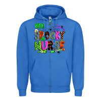 True Royal one spooky nurse Zipper Hoodie - Zillion Design Studio