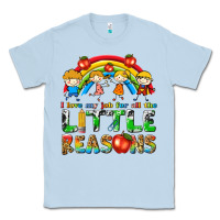 Dusty Blue i love my job for all the little reasons Classic Tee - texasbilliewilder
