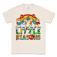 Natural i love my job for all the little reasons Classic Tee - texasbilliewilder