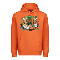 Carrot st. patrick's day highland cow Premium Hoodie - MaliasSmallBusiness