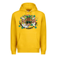 Lemon st. patrick's day highland cow Premium Hoodie - MaliasSmallBusiness