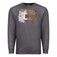 Charcoal Heather Cowhide Wood Glitter Pattern Premium Sweatshirt - Bettercallsaul