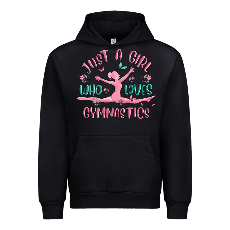 Just A Girl Who Loves Gymnastics Urban Hoodie by MaliasSmallBusiness | Teevron