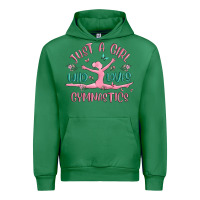 Emerald just a girl who loves gymnastics Urban Hoodie - MaliasSmallBusiness
