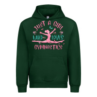 Forest Green just a girl who loves gymnastics Urban Hoodie - MaliasSmallBusiness