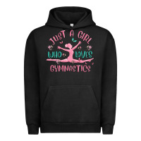 Pigment Black just a girl who loves gymnastics Urban Hoodie - MaliasSmallBusiness