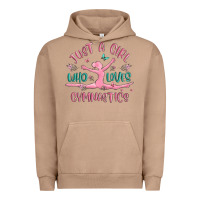 Pigment Burro just a girl who loves gymnastics Urban Hoodie - MaliasSmallBusiness