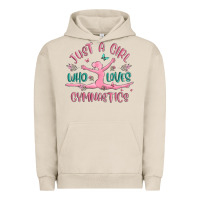 Pigment French Oak just a girl who loves gymnastics Urban Hoodie - MaliasSmallBusiness