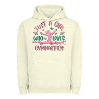 Pigment Pistachio just a girl who loves gymnastics Urban Hoodie - MaliasSmallBusiness