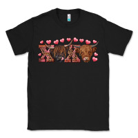 Black xoxo highland cows Classic Tee - RanaPortraitStore