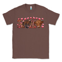Chestnut xoxo highland cows Classic Tee - RanaPortraitStore