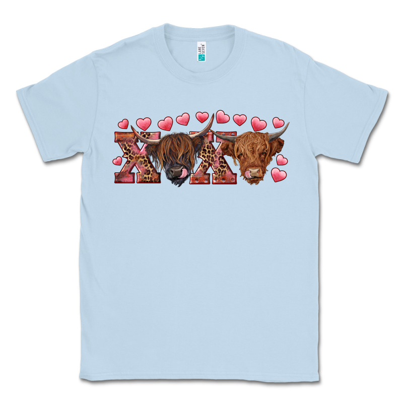 Xoxo Highland Cows Classic Tee by RanaPortraitStore | Teevron