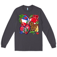 Smoke dominican republic  hearts Long Sleeve Tee - texasbilliewilder