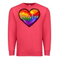 Cardinal love is love heart Premium Sweatshirt - JahusDesignShop