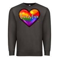 Smoke love is love heart Premium Sweatshirt - JahusDesignShop