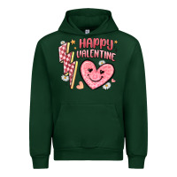 Forest Green happy valentine heart Urban Hoodie - MaliasSmallBusiness