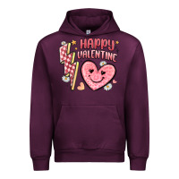 Mauve Wine happy valentine heart Urban Hoodie - MaliasSmallBusiness