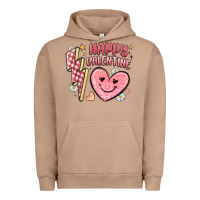 Pigment Burro happy valentine heart Urban Hoodie - MaliasSmallBusiness