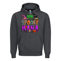 Smoke one spooky mama Zipper Hoodie - Zillion Design Studio
