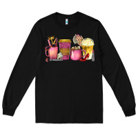 Black boss lady coffee cups with money Long Sleeve Tee - texasbilliewilder