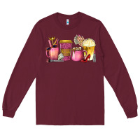 Boss Lady Coffee Cups With Money Long Sleeve Tee | Teevron