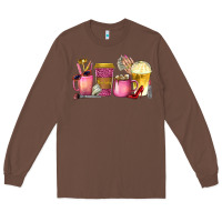 Chestnut boss lady coffee cups with money Long Sleeve Tee - texasbilliewilder
