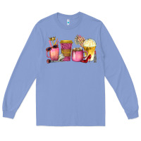 Colony Blue boss lady coffee cups with money Long Sleeve Tee - texasbilliewilder