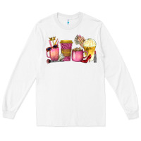 White boss lady coffee cups with money Long Sleeve Tee - texasbilliewilder
