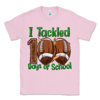 Bubblegum Pink i tackled 100 days of school football Classic Tee - texasbilliewilder