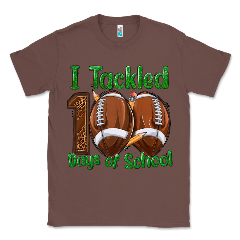 I Tackled 100 Days Of School Football Classic Tee by texasbilliewilder | Teevron