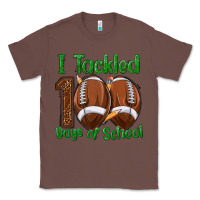 Chestnut i tackled 100 days of school football Classic Tee - texasbilliewilder