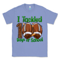 Colony Blue i tackled 100 days of school football Classic Tee - texasbilliewilder