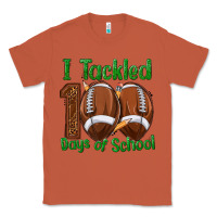 Copper i tackled 100 days of school football Classic Tee - texasbilliewilder