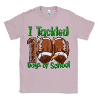 Lilac i tackled 100 days of school football Classic Tee - texasbilliewilder